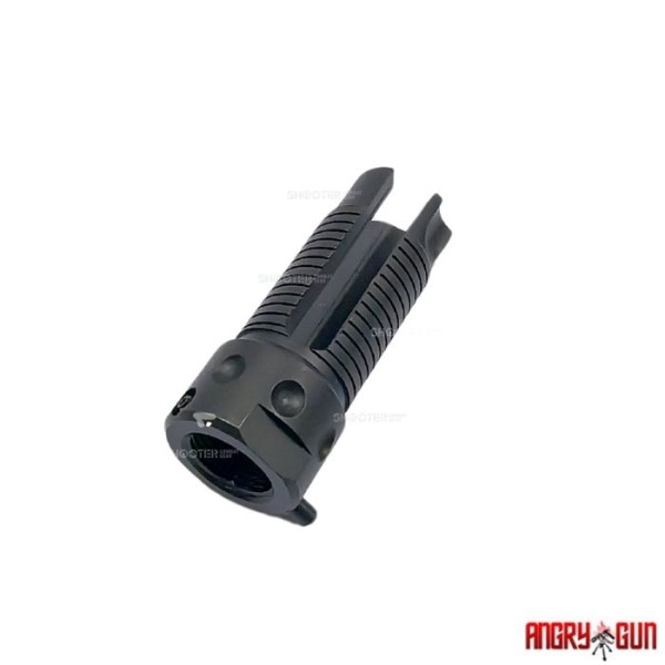 ANGRY GUN QDC 3-PRONG FLASH HIDER - CCW 