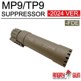 ANGRY GUN MP9/TP9 POWER UP SUPPRESSOR - 2024 VER. (FDE)