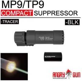 ANGRY GUN MP9/TP9 COMPACT SUPPRESSOR - TRACER VER. (BLACK)