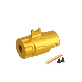 5KU CNC Silencer Adapter Kit for AAP01 GBB Airsoft (Gold)