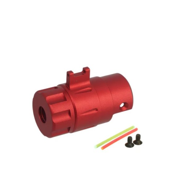 5KU CNC Silencer Adapter Kit for AAP01 GBB Airsoft (Red)