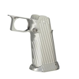 5KU CNC Aluminum Grip Type.2 for Marui Hi-Capa GBB (Silver)