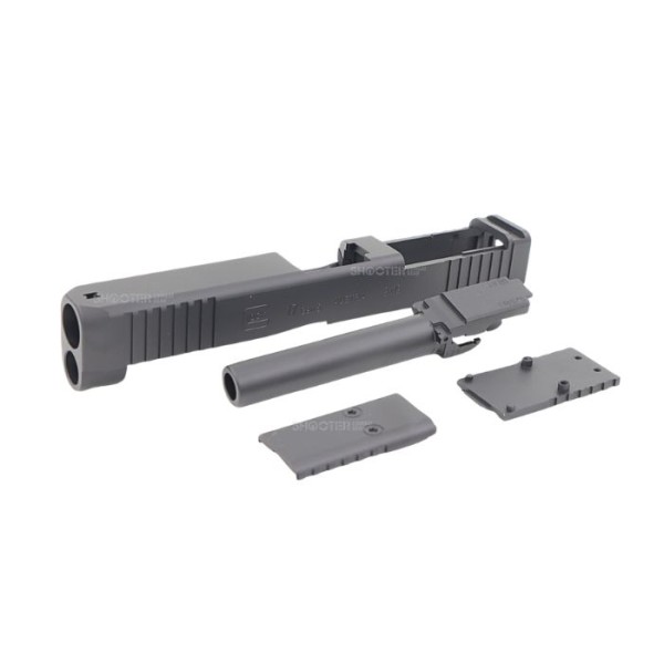 PRO ARMS Aluminum Slide Set For Marui Glcok17 Gen5 MOS  (Black) (Free VICTOPTICS Red Dot Sight)