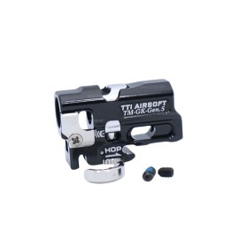 TTI AIRSOFT Infinity One Piece Full CNC TDC Hop-Up Chamber for Marui G17 Gen5 MOS & G19 GBB Series -Black