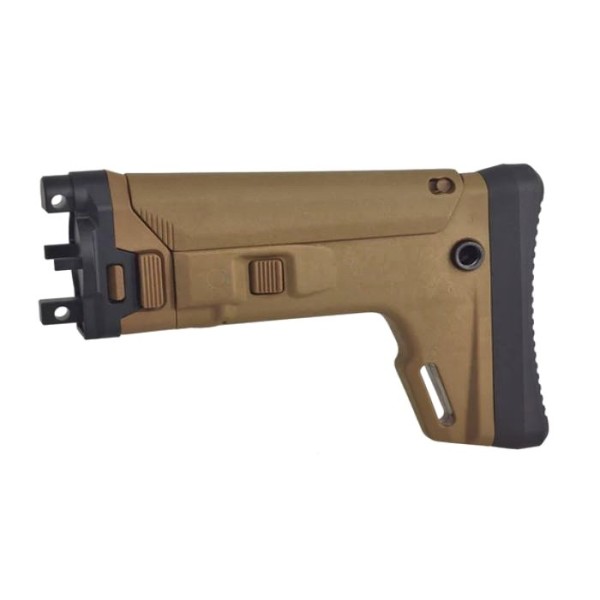 5KU ACR Style Retractable Stock for CYMA MP5K Airsoft (TAN)