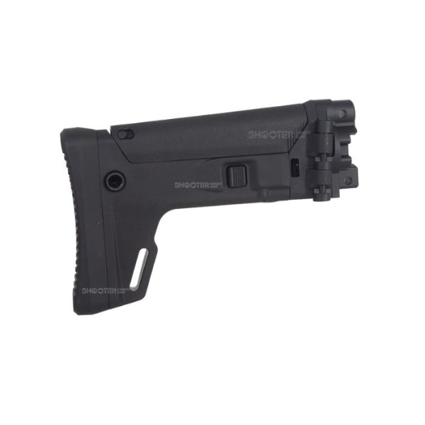 5KU ACR Style Retractable Stock for VFC MP5K GBB Airsoft (BK)