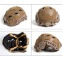 FMA FAST SF Tactical HELMET With Half Mask (DE L/XL)