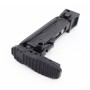 5KU Folding Telescopic Buttstock w/ Cheek Riser for Marui AKM GBB ( GBTMAK007BK )