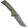 HARNDS General Folding Knives- Green -Gray titanium