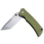 HARNDS General Folding Knives- Green -Gray titanium