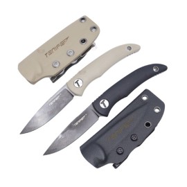 TONIFE NOVA Fixed Blade Knives- Black Stonewash (BK /Sand)