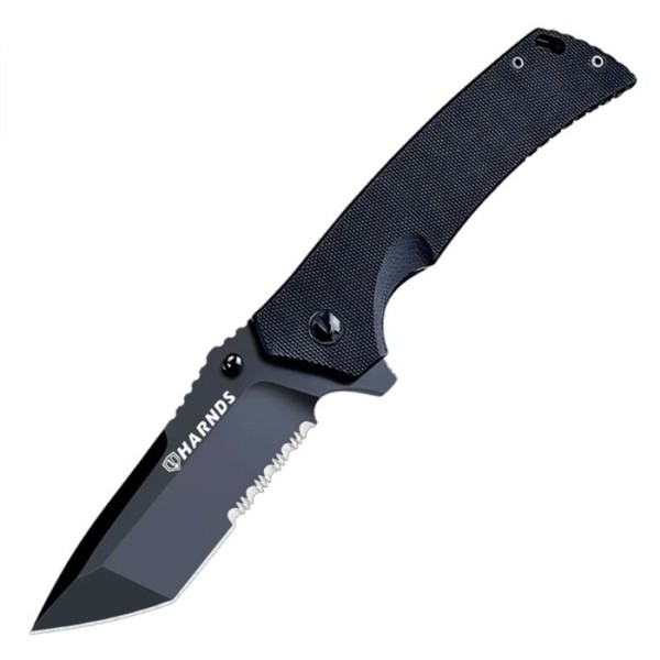 HARNDS General Folding Knives- Black Titanium